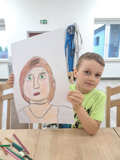 Zajęcia plastyczne - karykatury i portrety